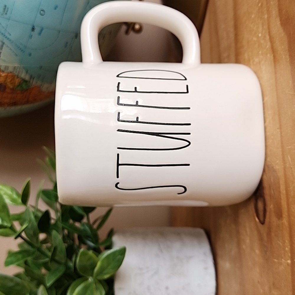 STUFFED Rae Dunn by Magenta ceramic coffee mug